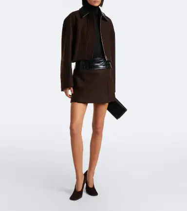 Sportmax Cropped virgin wool jacket | Thumbnail 6 Sportmax Cropped virgin wool jacket | Thumbnail 6
