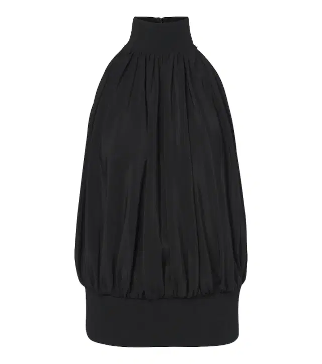 Draped halterneck silk satin top Draped halterneck silk satin top