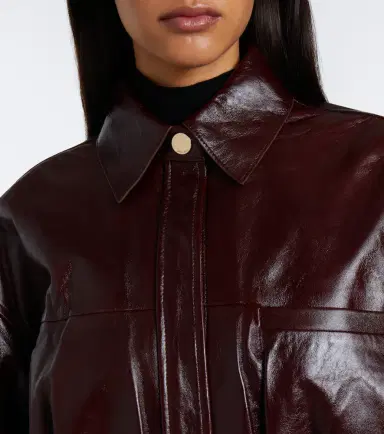 Sportmax Cropped leather jacket | Thumbnail 6 Sportmax Cropped leather jacket | Thumbnail 6
