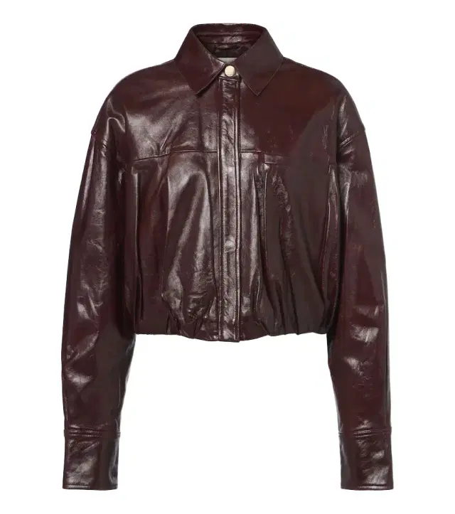 Cropped leather jacket Cropped leather jacket