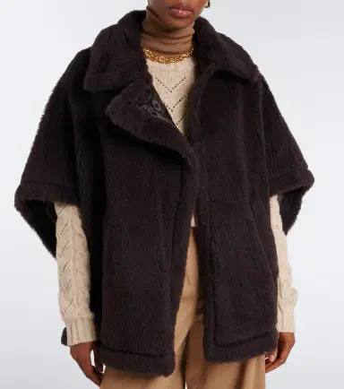 Max Mara Alpaca, wool, and silk cape | Thumbnail 3 Max Mara Alpaca, wool, and silk cape | Thumbnail 3
