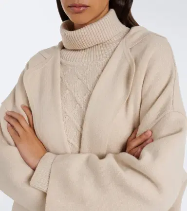 Max Mara Hooded wool and cashmere cardigan | Thumbnail 5 Max Mara Hooded wool and cashmere cardigan | Thumbnail 5