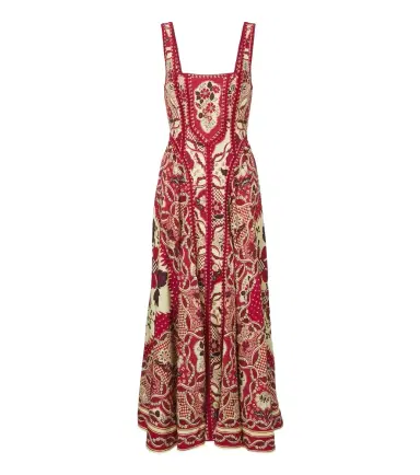 ALÉMAIS Alémais Kenny printed midi dress | Thumbnail 1 ALÉMAIS Alémais Kenny printed midi dress | Thumbnail 1