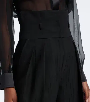 Dolce & Gabbana Pinstripe virgin wool wide-leg pants | Thumbnail 2 Dolce & Gabbana Pinstripe virgin wool wide-leg pants | Thumbnail 2
