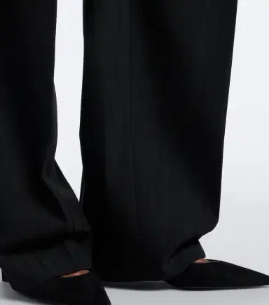 Dolce & Gabbana Pinstripe virgin wool wide-leg pants | Thumbnail 4 Dolce & Gabbana Pinstripe virgin wool wide-leg pants | Thumbnail 4