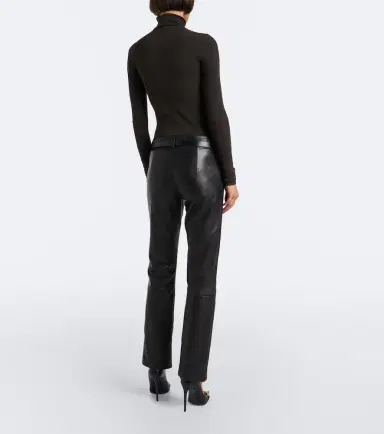 Gucci Leather straight pants | Thumbnail 3 Gucci Leather straight pants | Thumbnail 3