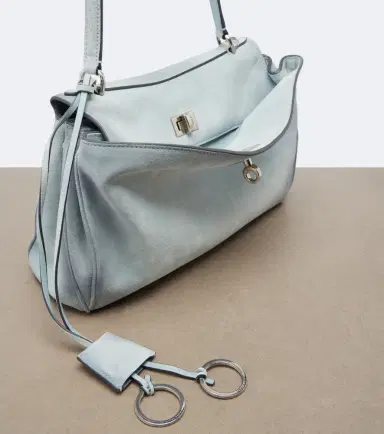 Balenciaga Rodeo Medium suede shoulder bag | Thumbnail 4 Balenciaga Rodeo Medium suede shoulder bag | Thumbnail 4