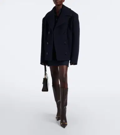 Gucci Double-breasted wool jacket | Thumbnail 4 Gucci Double-breasted wool jacket | Thumbnail 4