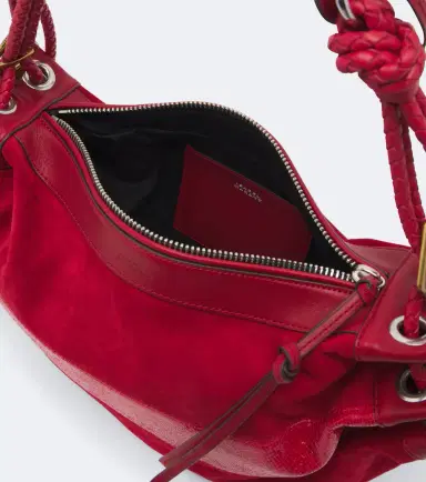 Isabel Marant Maia Medium suede and leather shoulder bag | Thumbnail 2 Isabel Marant Maia Medium suede and leather shoulder bag | Thumbnail 2
