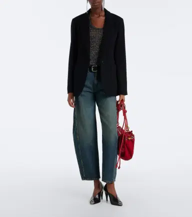 Isabel Marant Maia Medium suede and leather shoulder bag | Thumbnail 5 Isabel Marant Maia Medium suede and leather shoulder bag | Thumbnail 5