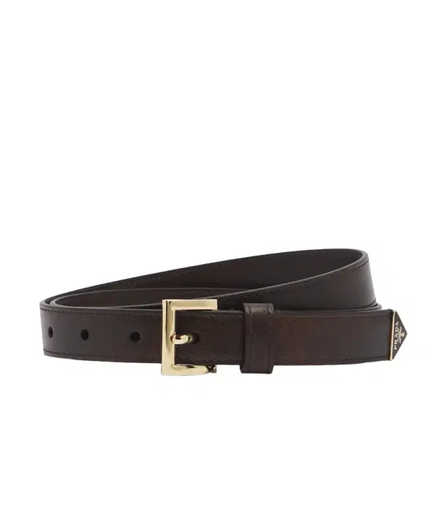 Logo leather belt Logo leather belt