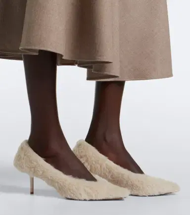 Max Mara Shearling pumps | Thumbnail 2 Max Mara Shearling pumps | Thumbnail 2