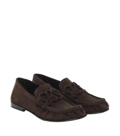 Loewe Double L suede loafers | Thumbnail 1 Loewe Double L suede loafers | Thumbnail 1