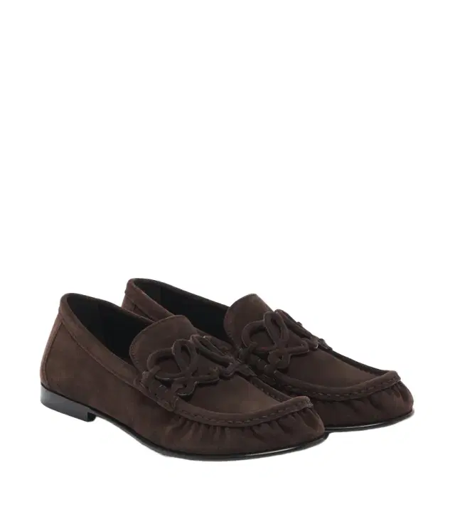 Double L suede loafers Double L suede loafers