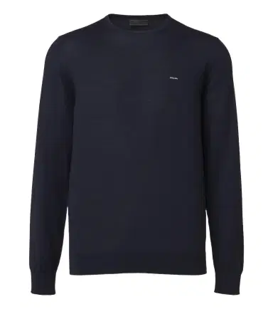 Prada Logo virgin wool sweater | Thumbnail 1 Prada Logo virgin wool sweater | Thumbnail 1