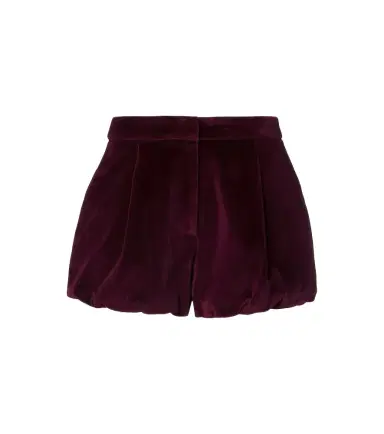 Posse Maria cotton velvet balloon shorts | Thumbnail 1 Posse Maria cotton velvet balloon shorts | Thumbnail 1