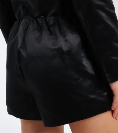 Posse Verity cotton and silk satin shorts | Thumbnail 3 Posse Verity cotton and silk satin shorts | Thumbnail 3