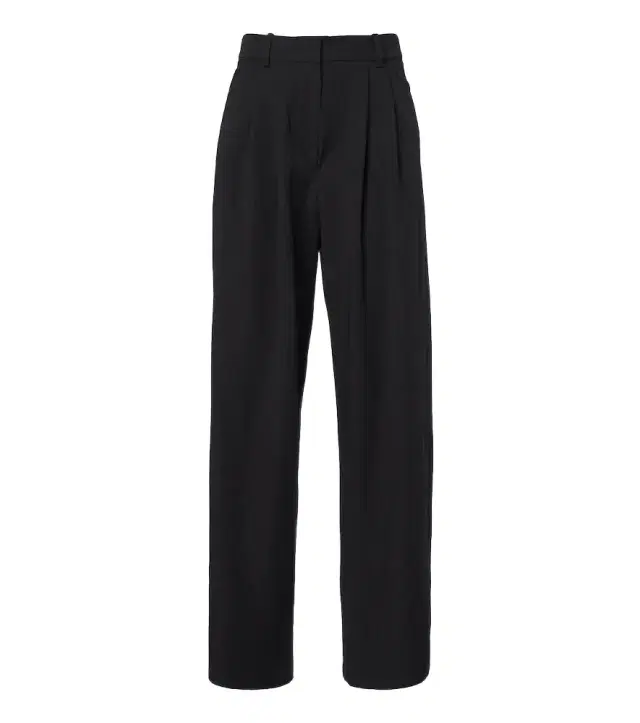Lyda pleated virgin wool straight pants Lyda pleated virgin wool straight pants