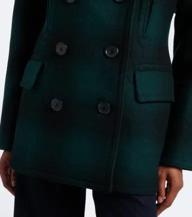 Polo Ralph Lauren Plaid wool-blend peacoat | Thumbnail 5 Polo Ralph Lauren Plaid wool-blend peacoat | Thumbnail 5