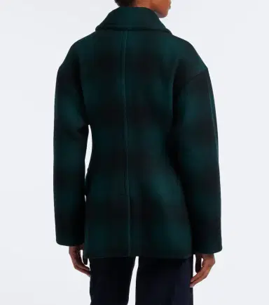 Polo Ralph Lauren Plaid wool-blend peacoat | Thumbnail 6 Polo Ralph Lauren Plaid wool-blend peacoat | Thumbnail 6