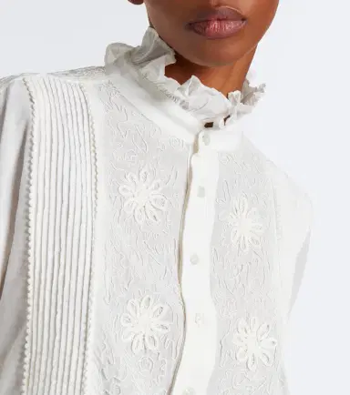 Polo Ralph Lauren Embroidered ruffled blouse | Thumbnail 6 Polo Ralph Lauren Embroidered ruffled blouse | Thumbnail 6