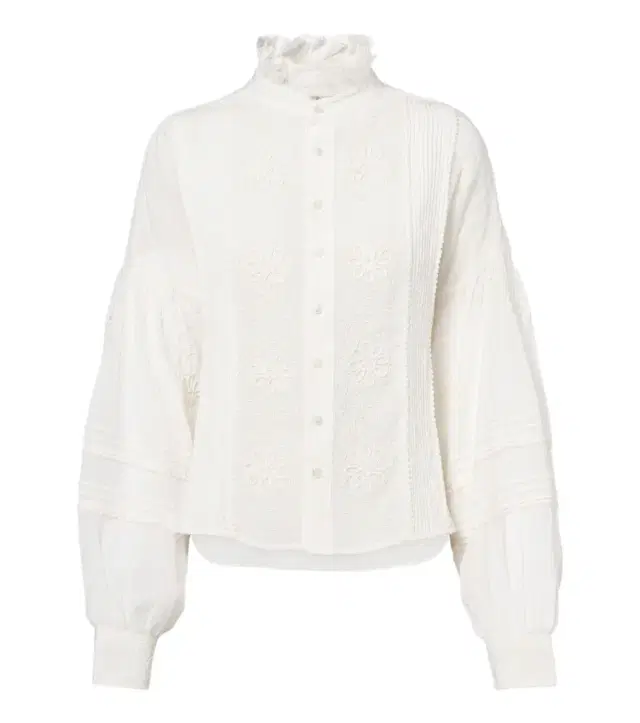 Embroidered ruffled blouse Embroidered ruffled blouse