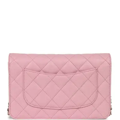 Chanel Chanel Classic Wallet On Chain WOC Pink Caviar Light Gold Hardware | Thumbnail 4 Chanel Chanel Classic Wallet On Chain WOC Pink Caviar Light Gold Hardware | Thumbnail 4