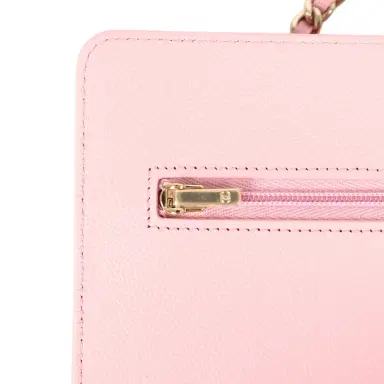 Chanel Chanel Classic Wallet On Chain WOC Pink Caviar Light Gold Hardware | Thumbnail 8 Chanel Chanel Classic Wallet On Chain WOC Pink Caviar Light Gold Hardware | Thumbnail 8