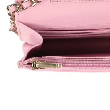 Chanel Chanel Classic Wallet On Chain WOC Pink Caviar Light Gold Hardware | Thumbnail 10 Chanel Chanel Classic Wallet On Chain WOC Pink Caviar Light Gold Hardware | Thumbnail 10
