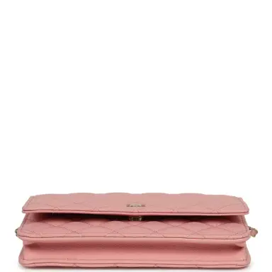 Chanel Chanel Classic Wallet On Chain WOC Pink Caviar Light Gold Hardware | Thumbnail 6 Chanel Chanel Classic Wallet On Chain WOC Pink Caviar Light Gold Hardware | Thumbnail 6