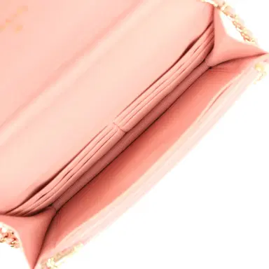 Chanel Chanel Classic Wallet On Chain WOC Pink Caviar Light Gold Hardware | Thumbnail 8 Chanel Chanel Classic Wallet On Chain WOC Pink Caviar Light Gold Hardware | Thumbnail 8