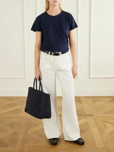 LESET The Margo Cotton-jersey T-shirt | Thumbnail 2 LESET The Margo Cotton-jersey T-shirt | Thumbnail 2