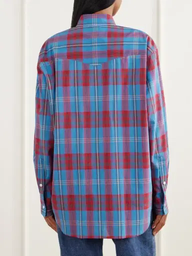 Auralee Checked Cotton And Silk-blend Shirt | Thumbnail 4 Auralee Checked Cotton And Silk-blend Shirt | Thumbnail 4