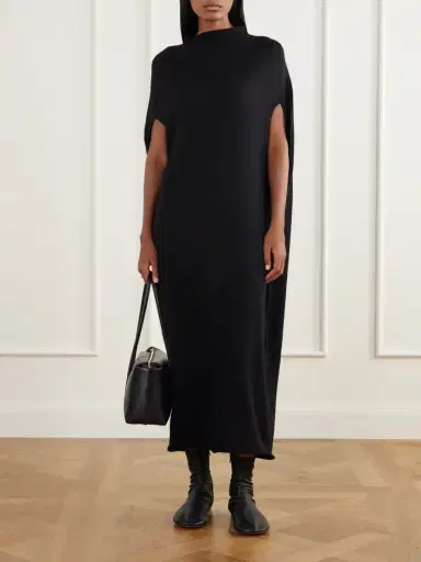 Lauren Manoogian Bottle Cape-effect Wool-blend Maxi Dress | Thumbnail 2 Lauren Manoogian Bottle Cape-effect Wool-blend Maxi Dress | Thumbnail 2