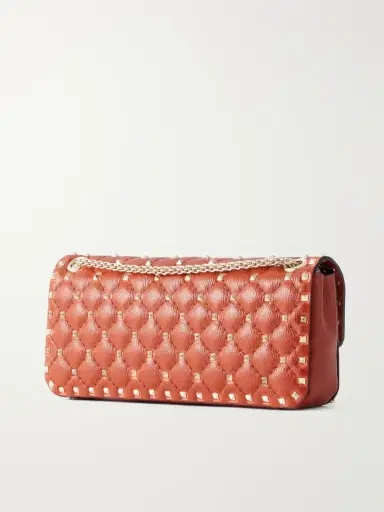 Valentino Garavani Spike Small Studded Quilted Leather Shoulder Bag | Thumbnail 3 Valentino Garavani Spike Small Studded Quilted Leather Shoulder Bag | Thumbnail 3