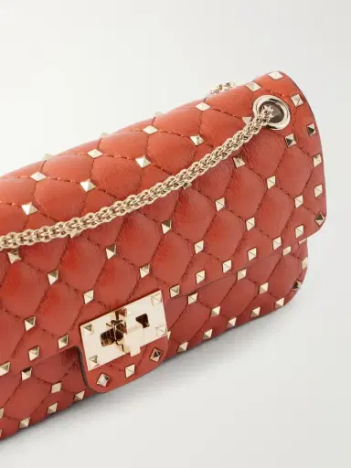 Valentino Garavani Spike Small Studded Quilted Leather Shoulder Bag | Thumbnail 4 Valentino Garavani Spike Small Studded Quilted Leather Shoulder Bag | Thumbnail 4