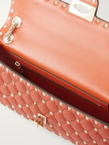 Valentino Garavani Spike Small Studded Quilted Leather Shoulder Bag | Thumbnail 5 Valentino Garavani Spike Small Studded Quilted Leather Shoulder Bag | Thumbnail 5