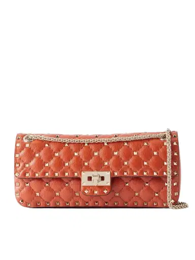 Valentino Garavani Spike Small Studded Quilted Leather Shoulder Bag | Thumbnail 1 Valentino Garavani Spike Small Studded Quilted Leather Shoulder Bag | Thumbnail 1
