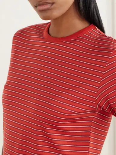 Auralee Striped Wool-jersey T-shirt | Thumbnail 5 Auralee Striped Wool-jersey T-shirt | Thumbnail 5
