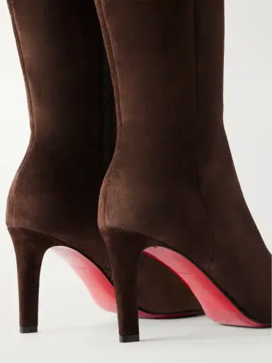 Christian Louboutin Fannylove 85 Suede Knee Boots | Thumbnail 5 Christian Louboutin Fannylove 85 Suede Knee Boots | Thumbnail 5