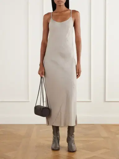 Lauren Manoogian Paneled Satin Midi Dress | Thumbnail 2 Lauren Manoogian Paneled Satin Midi Dress | Thumbnail 2