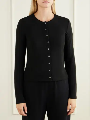 LESET Lauren Jersey Cardigan | Thumbnail 3 LESET Lauren Jersey Cardigan | Thumbnail 3