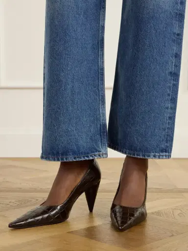 Stella McCartney Pump 80 Croc-effect Vegetarian Material Pumps | Thumbnail 2 Stella McCartney Pump 80 Croc-effect Vegetarian Material Pumps | Thumbnail 2