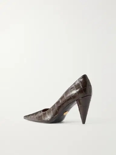 Stella McCartney Pump 80 Croc-effect Vegetarian Material Pumps | Thumbnail 3 Stella McCartney Pump 80 Croc-effect Vegetarian Material Pumps | Thumbnail 3
