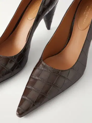 Stella McCartney Pump 80 Croc-effect Vegetarian Material Pumps | Thumbnail 5 Stella McCartney Pump 80 Croc-effect Vegetarian Material Pumps | Thumbnail 5