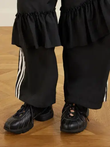 Simone Rocha + Adidas Originals Clima Embellished Lace-trimmed Leather Sneakers | Thumbnail 2 Simone Rocha + Adidas Originals Clima Embellished Lace-trimmed Leather Sneakers | Thumbnail 2