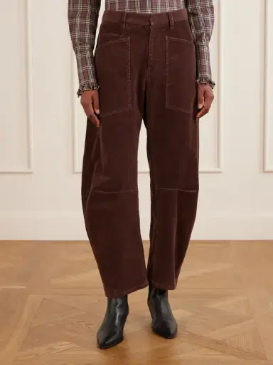 Nili Lotan Shon Cotton-blend Twill Tapered Pants | Thumbnail 3 Nili Lotan Shon Cotton-blend Twill Tapered Pants | Thumbnail 3
