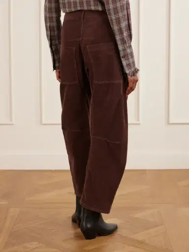 Nili Lotan Shon Cotton-blend Twill Tapered Pants | Thumbnail 4 Nili Lotan Shon Cotton-blend Twill Tapered Pants | Thumbnail 4