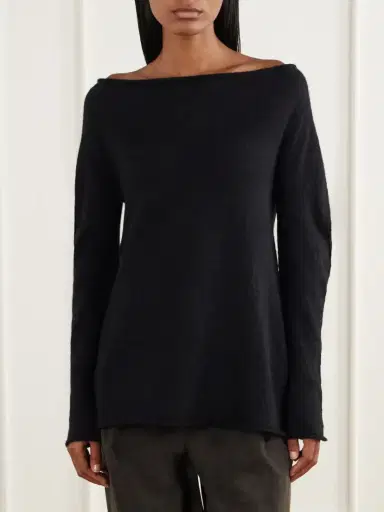 Lauren Manoogian Off-the-shoulder Wool-blend Sweater | Thumbnail 3 Lauren Manoogian Off-the-shoulder Wool-blend Sweater | Thumbnail 3