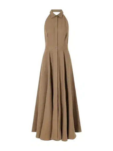 Ralph Lauren Collection Eldered Halterneck Linen Maxi Dress | Thumbnail 1 Ralph Lauren Collection Eldered Halterneck Linen Maxi Dress | Thumbnail 1
